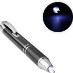 Pen with Light, Light Up Ballpoint Pen, Bright Lighted Pens for Writing in the Dark Led Light Flashlight Nurses Pen with Light Tip 1 Pack Penlight-White Light