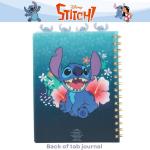 Innovative Designs Stitch Tab Journal Notebook, Spiral Bound, 96 Lined Pages, 8 x 7 inches, Blue