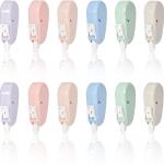 Temiary 12Pcs Cute White Tapes for Instant Corrections, Aesthetic Correction Tape Quick Dry for Writing, Journaling, Students School Office Supplies (Pastel)