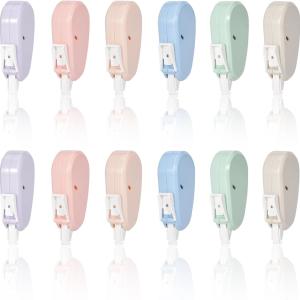Temiary 12Pcs Cute White Tapes for Instant Corrections, Aesthetic Correction Tape Quick Dry for Writing, Journaling, Students School Office Supplies (Pastel)