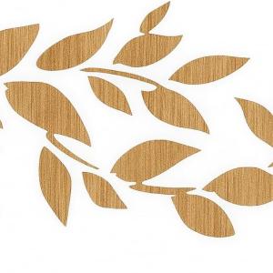 Leaf Border Stencil Reusable Sturdy Flexible Clear Plastic 1-3x8 in Arts and Crafts Material Scrapbooking for Airbrush Painting Drawing