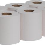 Georgia-Pacific 44000 2-Ply Center-Pull Perforated Wipers, 8 1/4 x 12, 520/Roll, 6 Rolls/Carton