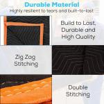 Simpli-Magic Heavy Duty Pded Moving Blankets 72" x 40" – 12 Pack – Packing Blankets, Furniture Covers for Moving