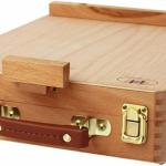 Art Supplies Box Easel Sketchbox Painting Storage Box, just Wood Tabletop Easel for Drawing & Sketching Student (Painting Easel Box)