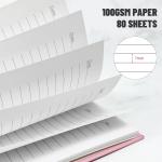 Lined Spiral Notebook B5 Mint Green Hardcover Notebooks for Work -7.48" X 10.18" 4 Pack 7MM College Ruled,160 Pages 100GSM Thick Paper for Note Taking School Office Supplies