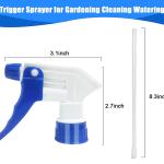 Plastic Spray Bottle Nozzle Heavy Duty Spraying Bottle Replacement Part Leak Proof Mist Water Bottle Spray Nozzle for Chemical Cleaning Solutions All-Purpose justable He Sprayer 4PCS (Blue)