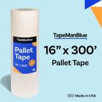 Pallet Tape for Screen Printing, 16 Inch x 300 Foot Roll, Me in USA, Heavy Duty Platen Masking Tape with Clean Removal to Protect Screen Printing Surfaces and Extend Pallet Life