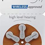 Power One Size 312 Hearing Aid Battery No Mercury, 60 Batteries
