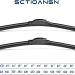 3Pcs Windshield Wipers for Dodge Grand Caravan 1996-2007,Chrysler Town & Country 1996-2007, Original Equipment Premium All Weather Wiper Bles for My Car- 28"/28"/16" (Pack of 3) J- HOOK