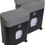 HP - Crosscut Paper Shredder, 8-Sheet Manual Feed, Shreds Credit Cards & Staples, Heavy Duty Paper Shredder for Home Use with 3.4 Gallon Basket