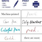 1" x 2-5/8" dress Labels 900 Labels Sticker Paper for Laser/Ink Jet Printer mailing Labels 8.5"×11" White 30 per Sheet