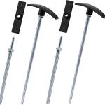 RV Sewer Valve Handle Replacement 9"& 6", RV Black Tank Pull Handle Replacement, Twist on Waste Valve for RV, Facilitating Waste Management, Compatible with RV Sewer Hose Kit, 2 Pack