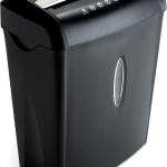 Aurora High Security Paper and Credit Card Shredder with 3.7-Gallon Wastebasket, 8-Sheet Cross-Cut with Basket