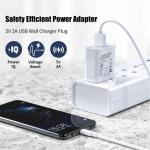 USB Wall Charger, 5V 2A USB Charger Block Plug Cube Travel Power apter Fast Charging Block for iPhone 16 15 14 13 12 11 X XR XS, Galaxy, LG, Moto, Tablet, Kindle, Air, Mini, Android Phones(1Pack)