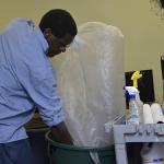 Aluf Plastics High Density Trash Bags, 10 Gallon, 1000 Count, 6 Micron (eq), 24" x 24", Clear, for Bathroom, Office, Industrial, Commercial, Janitorial, Municipal, Recycling