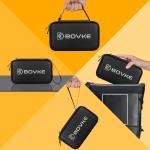 BOVKE Hard Electronics Organizer, Travel Cable Organizer Bag, Tech Organizer Case for Power apter Chargers Cables Earbuds Flash Drives and Other Electronics Accessories & Supplies, Black