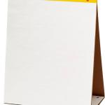 Post-it Super Sticky Tabletop Easel P, Great for Virtual Teachers and Students, 20 x 23 Inches, 20 Sheets/P, 1 P (563R), Portable White Premium Self Stick Flip Chart Paper, Built-in Easel Stand