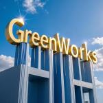 GreenWorks 100 Count 9“ Heavy-duty Compostable Plates, Unbleached Biodegrable Bagasse and Bamboo fiber Paper Plates