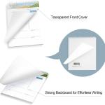 Weekly Planner Notebook, To Do List Notep with 52 Undated Sheets 6.9"×9.8" - Weekly Organizer for Women & Man, Work, Study, and Daily Life, B5-LB