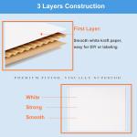 Shipping Boxes 9x6x2" 25 Pack - White Corrugated Cardboard Mailing Box for Small Business - Literature Mailer Packaging Supplies