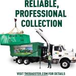 BAGSTER 3CUYD Dumpster in a Bag holds up to 3,300 lb, Green