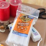Gorilla Hot Glue Sticks, Mini Size, 8" Long x .27" Diameter, 25 Count, Clear, (Pack of 2)