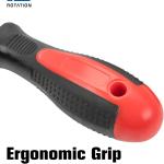 ROTATION Extra Long Precision Hook and Pick Set, 6-Piece Set, Chrome Vanium Steel Shaft, for Remove Hoses and Gaskets, Auto and Electronics Maintenance Tools