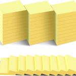 Mini Sticky Notes 1.5x2 in, 36 P Yellow Strong hesive Post, Suitable for School, Home, Office, Clean Removal