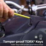 Torx Wrench Set 13pcs(T6-T50),Extra Long Arm Security Metirc Star Wrench Set, Crafted Torx Key Set with Color Coded Sleeves for Furniture Assembly, Bicycle Maintenance, Household DIY