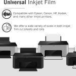 Screen Print Direct® Waterproof Inkjet Film Sheets(13" x 19" - 100 Sheets) - Transparency Film for Silk Screen Printing, Inkjet Film Sheets for Screen Printers - Screen Printing Supplies