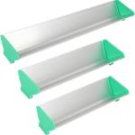 3 Pcs Dual Edge Aluminum Emulsion Scoop Coater for Silk Screen Printing Coating Tool 8'' 10'' 16'', Screen Printing Supplies, 3 Sizes