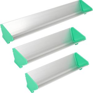 3 Pcs Dual Edge Aluminum Emulsion Scoop Coater for Silk Screen Printing Coating Tool 8'' 10'' 16'', Screen Printing Supplies, 3 Sizes