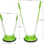 Ruibo Baggy Rack Holder For Food Prep/Ziplock Bag, Meal Planning/Plastic Freezer Bag Holders Stand, Green, Pack of 4 - 4 Pcs