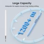 8Pcs Black Gel Pens - 0.7mm Medium Point Black Ink Pens | Smooth Writing - Quick Drying Retractable Pen for Men Women (Morandi - 8Pcs)