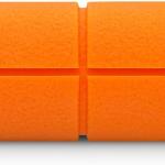 LaCie Rugged Mini 2TB External Hard Drive Portable HDD - USB 3.0/ 2.0 Compatible, Drop Shock Dust Rain Resistant Shuttle Drive, For Mac And PC Computer (LAC9000298), orange