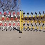 Expandable Retractable Folding Metal Barrice - Industrial Safety Pedestrian Traffic Guardrail, 1.2m x 2m Portable Crowd Control Barrier