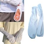 2 Pair Sun Gloves UV Sun Protection Driving Gloves Non-Slip Fingerless Cooling Arm Sleeves Hand Covers for Sunblock Sunscreen Women Driving Biking Mowing Lawn Summer Outdoor Cycling