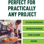 BAGSTER 3CUYD Dumpster in a Bag holds up to 3,300 lb, Green