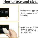 DSTELIN 10 Pack Mini Chalkboards Signs with Easel Stand, Small Rectangle Chalkboards Blackboard, Wood Place Cards for Weddings, Birthday Parties, Message Board Signs and Event Decoration