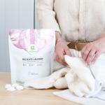 Grab Green Delicate Laundry Detergent Pods, 24 Count, Fragrance Free, Plant and Mineral Based, Superior Cleaning Power, Stain Remover, Brightens Clothes