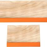 Caydo 2 Pieces 2 Sizes Screen Printing Squeegee, 75 Durometer Wooden Ink Scraper for Screen Printing, 9.4 and 5.9 inch