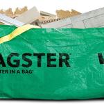 BAGSTER 3CUYD Dumpster in a Bag holds up to 3,300 lb, Green