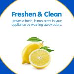 Plink Washer and Dishwasher Freshener and Cleaner, Prevents Residue, Removes Odors in Kitchen and Laundry Room Appliances, Septic-Friendly, Fresh Lemon Scent, 2 Packs of 4 Tablets
