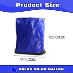 Premium leaf bags - Yard Waste Bags - Heavy Duty Lawn and Leaf Bags for Efficient Outdoor Waste Management,Moving & More(Two Blue Bags)