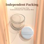 MOHOPE 8Pcs Air Cushion Makeup Sponges for Foundation with Portable Box | Latex-Free Blending Sponge for Liquid, Cream, Foundation and Powder | Round Powder Puff | Mix