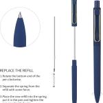 WY WENYUAN Ballpoint Pens, Pens Fine Point Smooth Writing, Nice Teacher Pens For Journaling, Black Ink 1.0 Mm Office Desk Accessories, Aesthetic Gift School Office Supplies For Note Taking