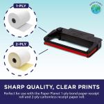 Red and Black Ink Printer Ribbons for Toast Kitchen Printer by Paper Planet | 12 Ribbons | TKP300 SNBC BTP-M300