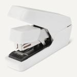 Basics Office Heavy Duty Stapler, Flat Clinch Effortless, 40 Sheet Capacity, 1000 Staples, No Jam, for Classroom, Office or Desk Use, White, 4.76 x 1.42 x 3.39 inches (LxWxH)