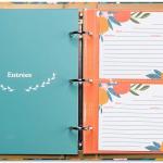 Jot & Mark Binder Page Protectors for 4x6 Recipe Cards or Photos (50 Count) - Crystal Clear Plastic Archival Sleeves fit 3 Ring Binders (8.5" x 9.5", 2 Pocket) - Recipe Card Holder