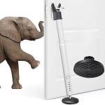 Door Security Bar for Home & Travel - 21-52" justable Heavy Duty Anti-Burglar Door Stopper Stick,Anti-Slip Base for Front, Patio, Sliding Window,Hotel,Apartment - Women,Travelers Essentials